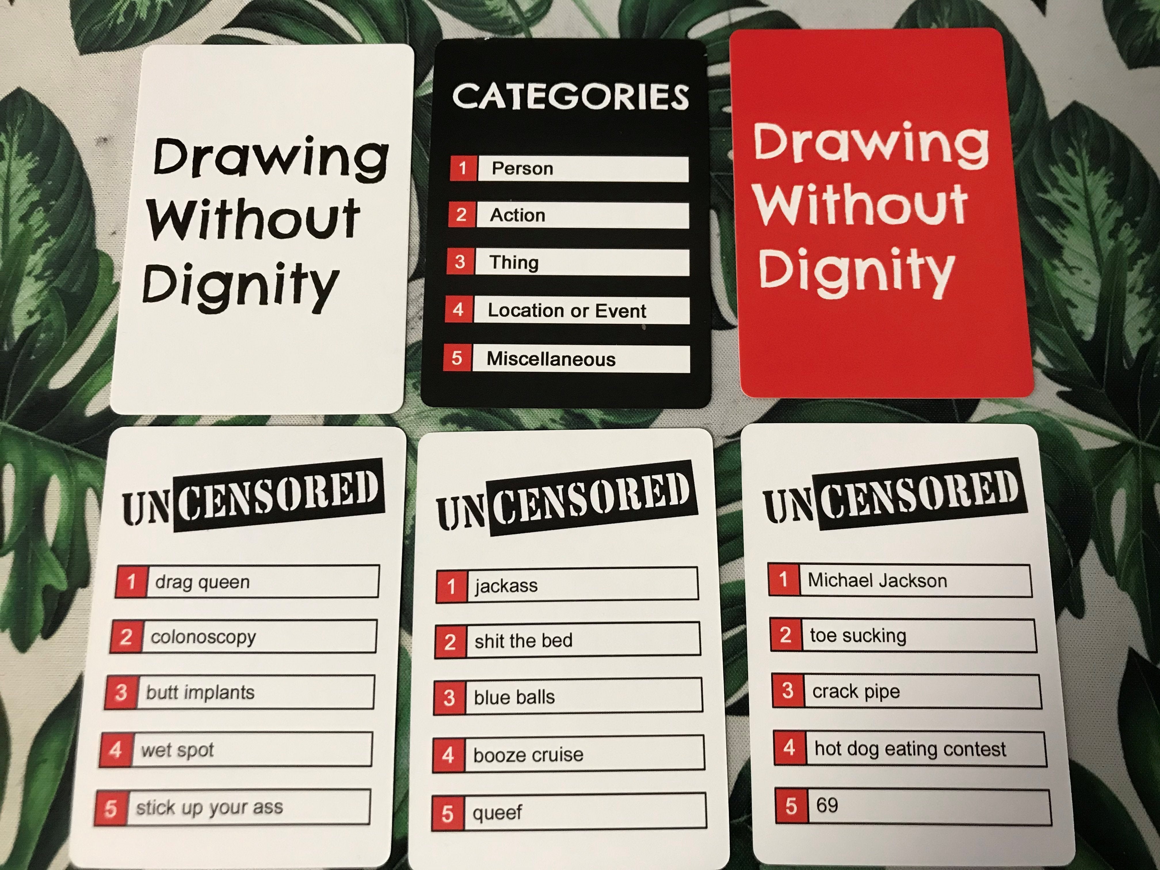 Drawing Without Dignity Game Wholesale