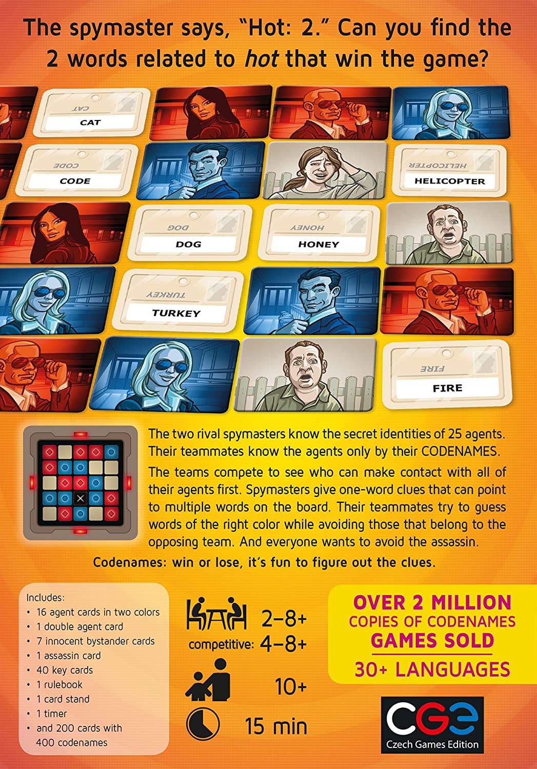 Codenames Board Game Wholesale