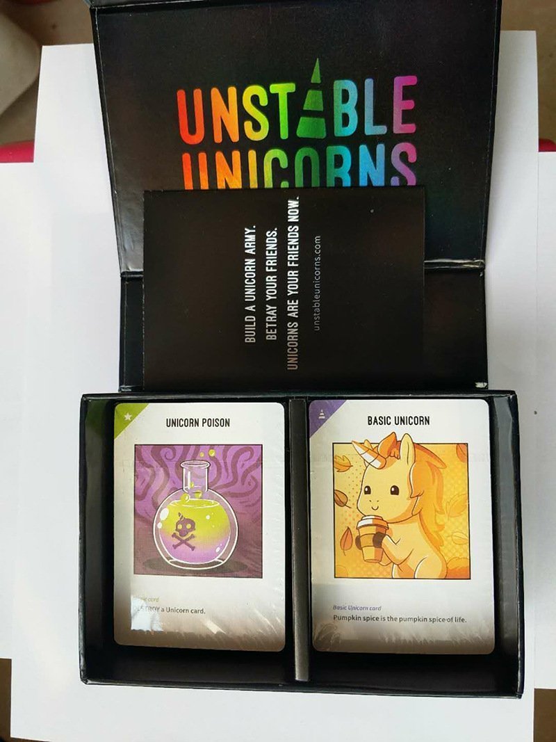 Unstable Unicorns Card Game Wholesale