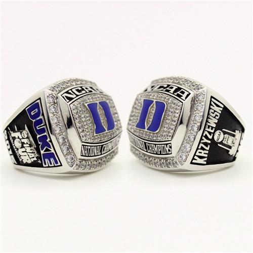 Duke Blue Devils 2015 NCAA National Championship Ring