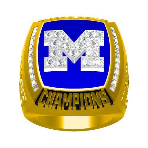 Michigan Wolverines 2012 NFL Sugar Bowl Championship Ring