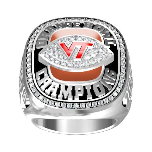 Virginia Tech Hokies 2009 Orange Bowl Championship Ring