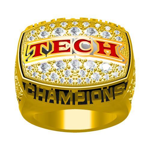 Texas Tech Red Raiders 2008 Big 12 South Championship Ring