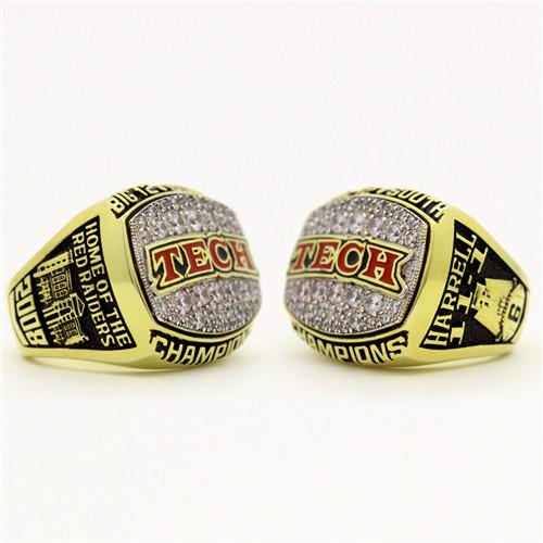 Texas Tech Red Raiders 2008 Big 12 South Championship Ring