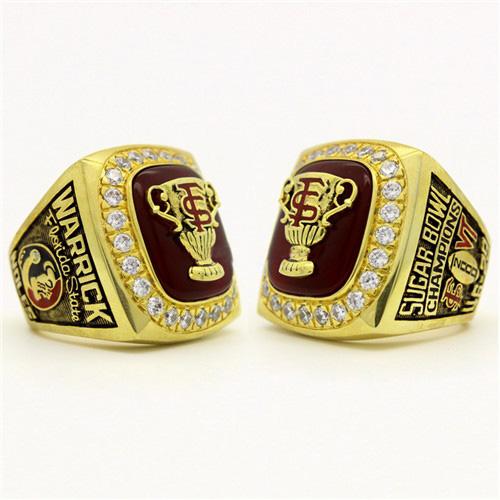 FSU Florida State Seminoles 2000 National Championship Ring