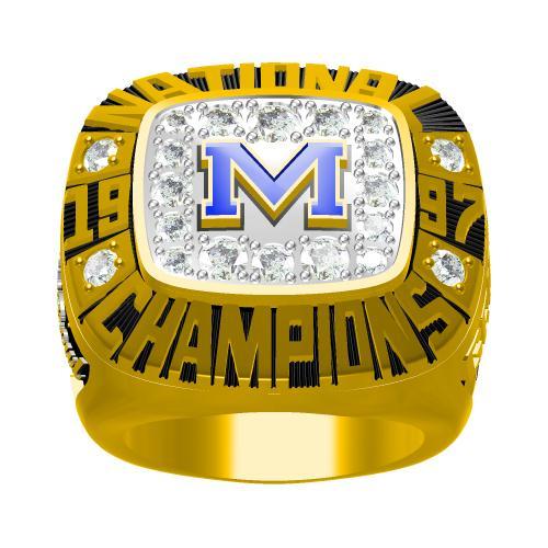 Michigan Wolverines 1997 Rose Bowl National Championship Ring