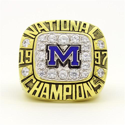 Michigan Wolverines 1997 Rose Bowl National Championship Ring