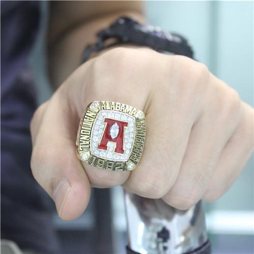 Alabama Crimson Tide 1992 National Championship Ring