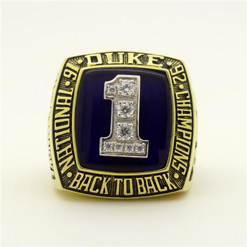 Duke Blue Devils 1992 ACC National Championship Ring