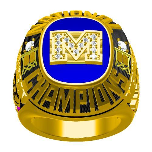 Michigan Wolverines 1989 NCAA Men' Basketball National Championship Ring