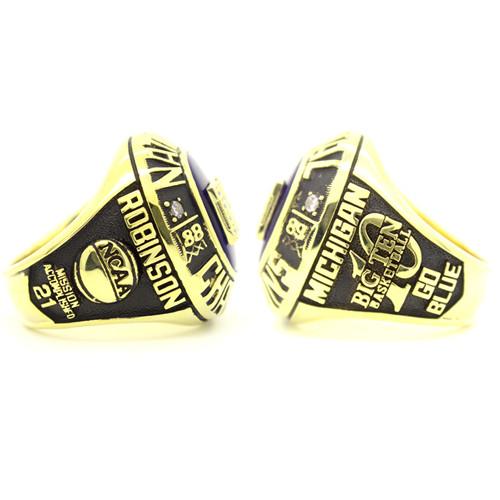 Michigan Wolverines 1989 NCAA Men' Basketball National Championship Ring