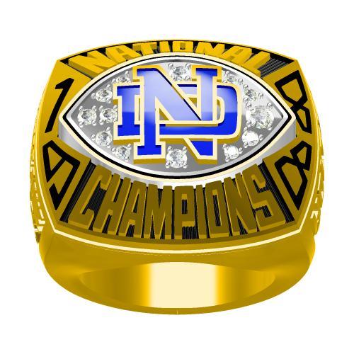 Notre Dame Fighting Irish 1988 National Championship Ring