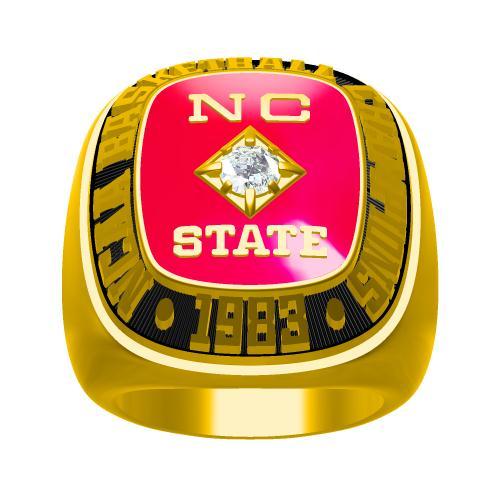 NC State Wolfpack 1983 NCAA Basketball National Championship Ring