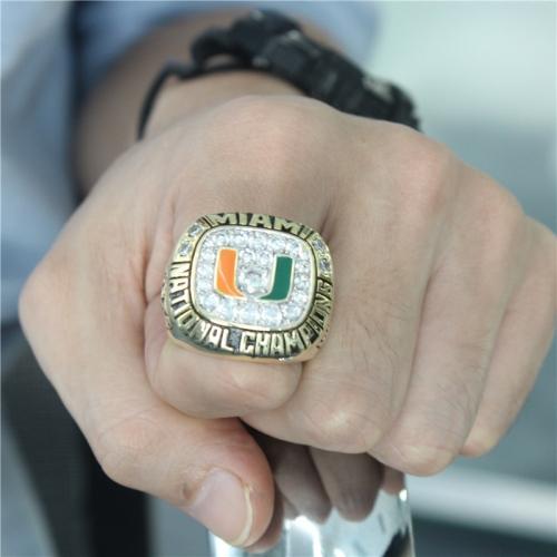 Miami Hurricanes 1991 Orange Bowl National Championship Ring