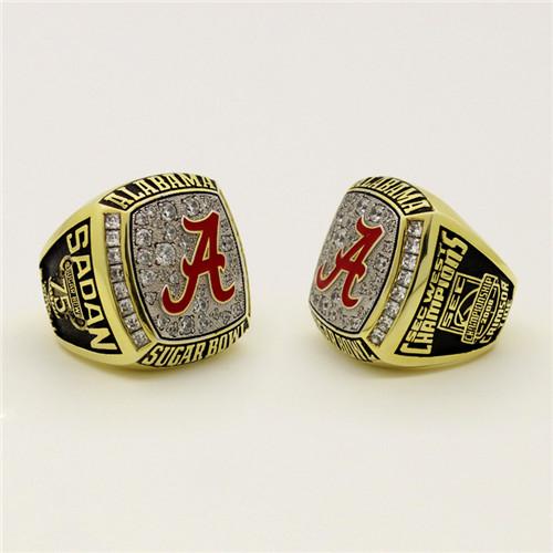 Alabama Crimson Tide 2008 SEC West Championship Sugar Bowl Ring