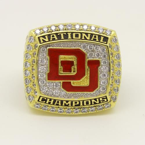 Denver Pioneers Lacrosse 2015 National Championship Ring