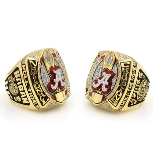 Alabama Crimson Tide 2015 National Championship Ring Cotton Bowl Ring