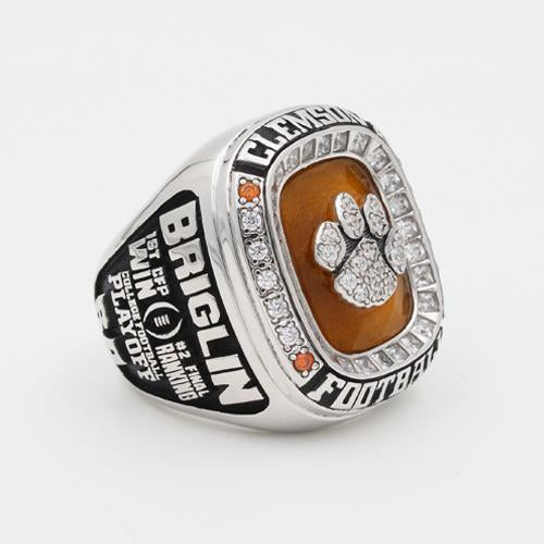 Clemson Tigers Capital 2015 One Orange Bowl Championship Ring