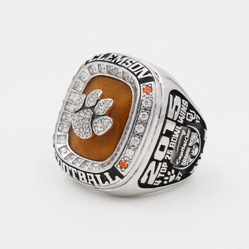 Clemson Tigers Capital 2015 One Orange Bowl Championship Ring