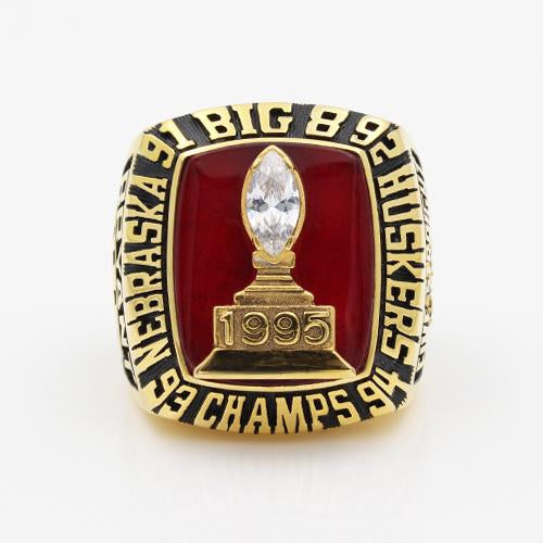 Nebraska Cornhuskers 1995 Big Eight National Championship Rings