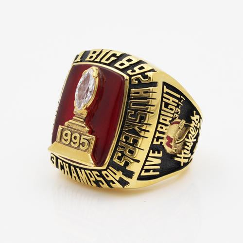 Nebraska Cornhuskers 1995 Big Eight National Championship Rings