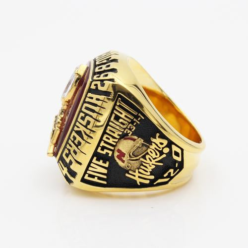 Nebraska Cornhuskers 1995 Big Eight National Championship Rings