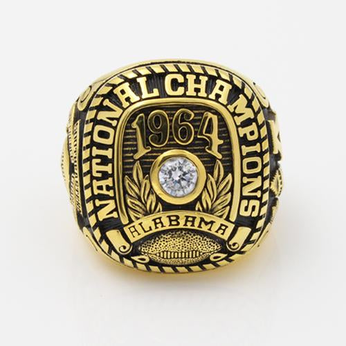 Alabama Crimson Tide 1964 NCAA National Championship Ring