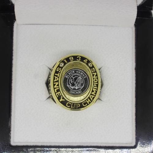 Chicago Blackhawks 1934 NHL Stanley Cup Championship Ring