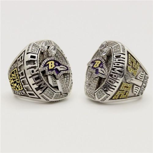 Baltimore Ravens 2012 NFL Super Bowl XLVII Championship Ring