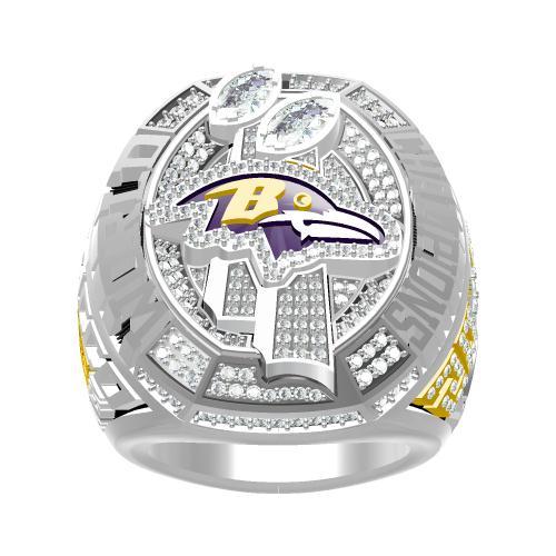 Baltimore Ravens 2012 NFL Super Bowl XLVII Championship Ring