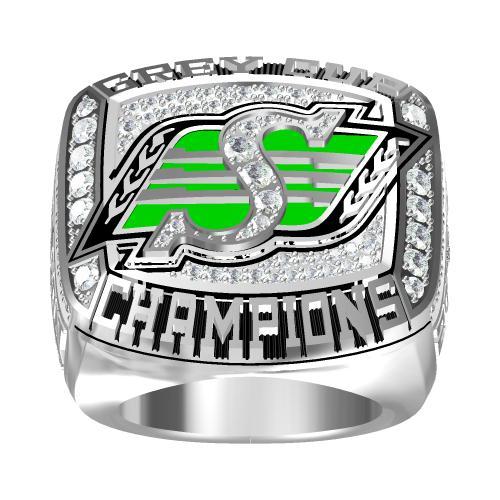 Saskatchewan Roughriders 2007 CFL 95th Grey Cup Championship Ring