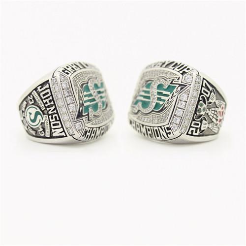 Saskatchewan Roughriders 2007 CFL 95th Grey Cup Championship Ring