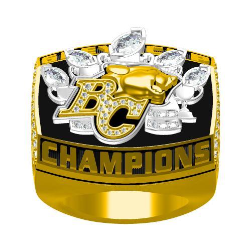 BC Lions 2006 CFL 94th Grey Cup Championship Ring