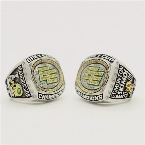 Edmonton Eskimos 2003 CFL 91st Grey Cup Championship Ring