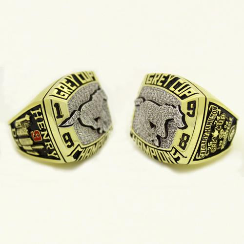 Calgary Stampeders 1998 CFL 86th Grey Cup Championship Ring