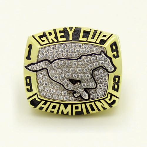 Calgary Stampeders 1998 CFL 86th Grey Cup Championship Ring