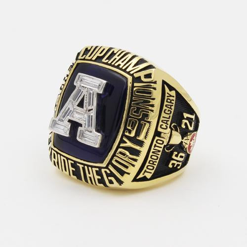 Toronto Argonauts 1991 CFL 79th Grey Cup Championship Ring