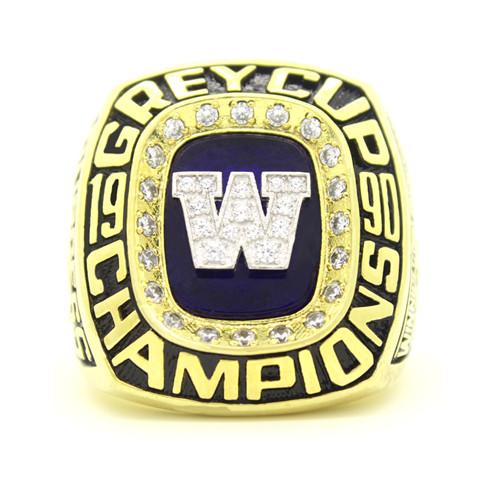 Winnipeg Blue Bombers 1990 CFL 78th Grey Cup Championship Ring