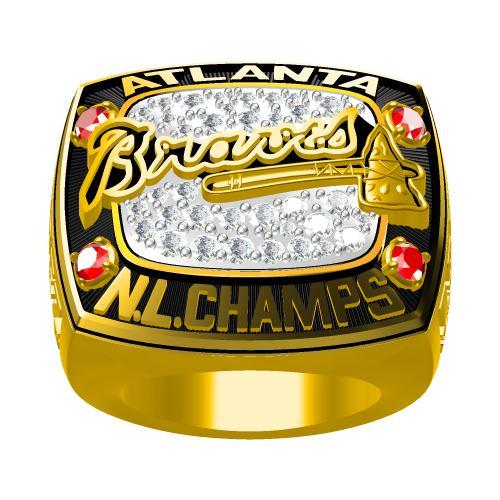 Atlanta Braves 1996 NL National League Championship Ring