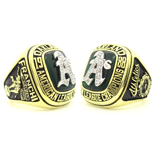 Oakland Athletics 1988 AL American League Championship Ring