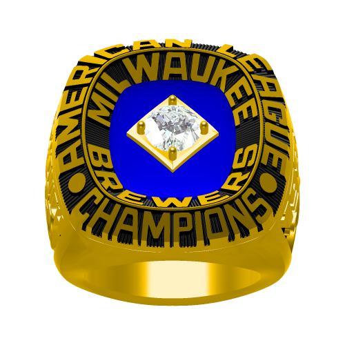 Milwaukee Brewers AL 1982 American League Championship Ring