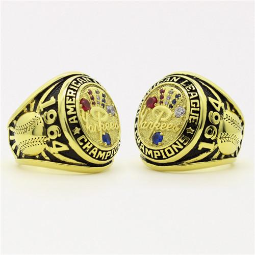 New York Yankees 1964 AL American League Championship Ring