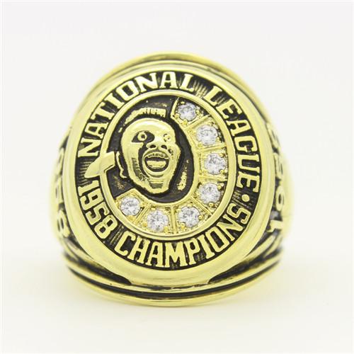 Milwaukee Braves 1958 NL National League Championship Ring