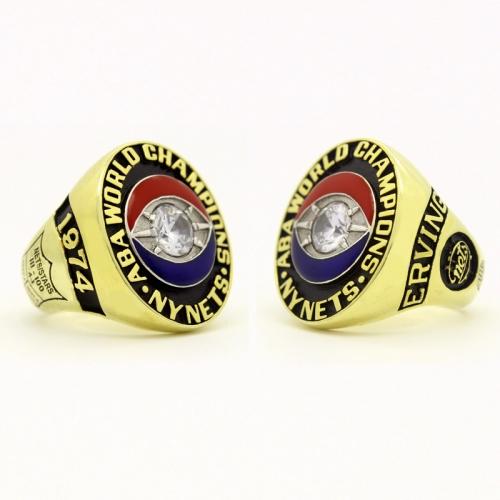 New York Nets 1974 ABA Basketball Championship Ring