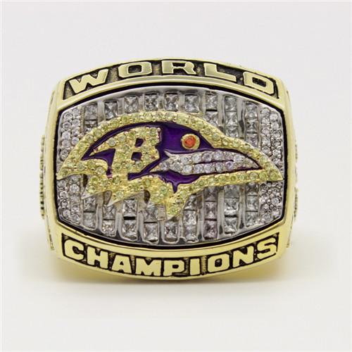 Baltimore Ravens 2000 NFL Super Bowl XXXV Championship Ring