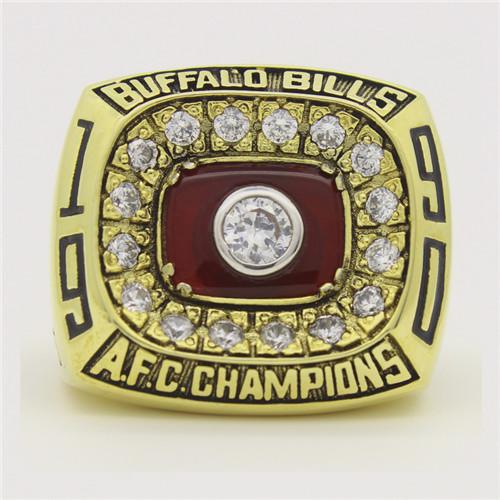 Buffalo Bills 1990 AFC American Football Championship Ring