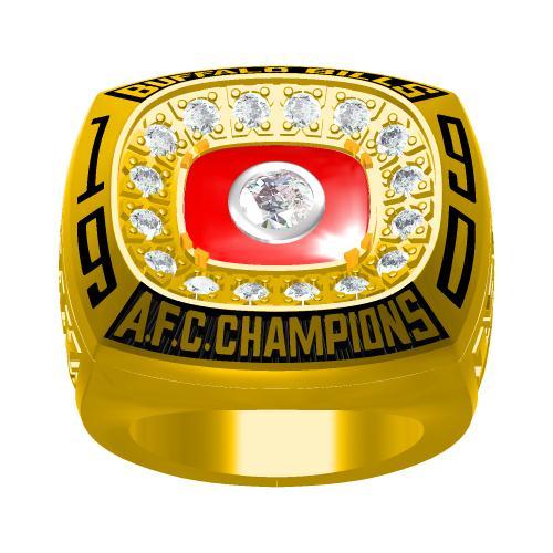 Buffalo Bills 1990 AFC American Football Championship Ring