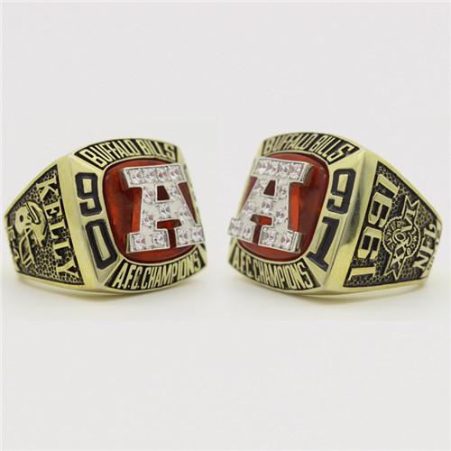 Buffalo Bills 1991 AFC American Football Championship Ring