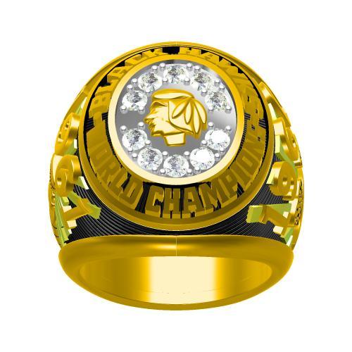 Chicago Blackhawks 1961 NHL Stanley Cup Championship Ring