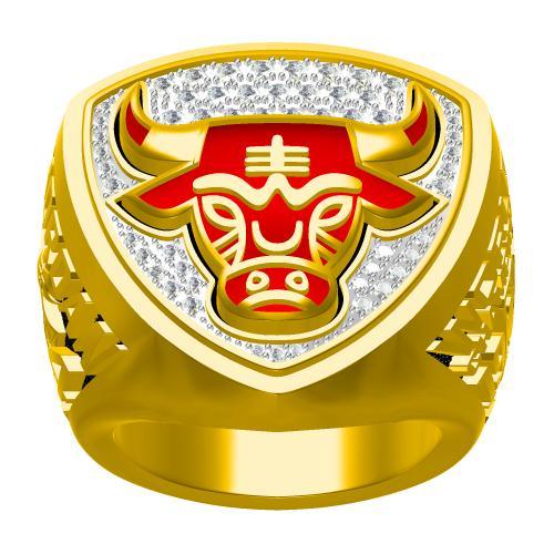 Chicago Bulls 1993 NBA Basketball World Championship Ring